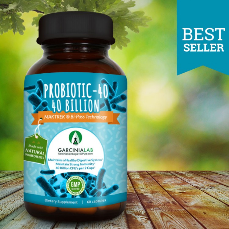 Organic Probiotic Supplement with 40 Billion CFU serving   7 Strain Natural & Pure Formula 